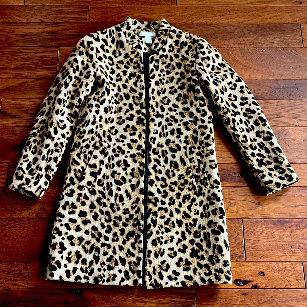 H&M Cheetah coat size 6